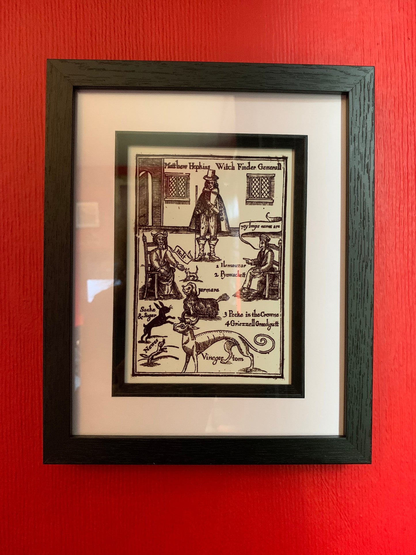 Framed print of Matthew Hopkins - Witchfinder General