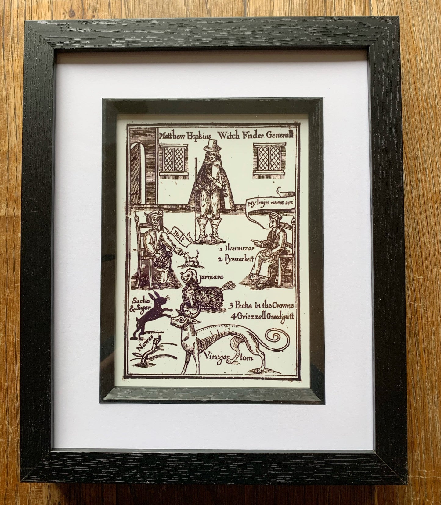 Framed print of Matthew Hopkins - Witchfinder General