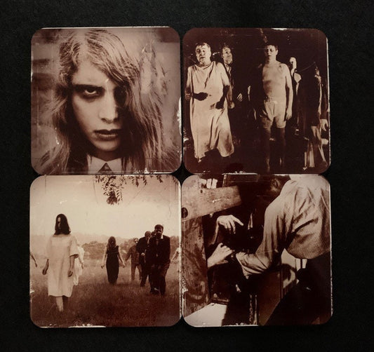 Night of the Living Dead coasters - set of 4