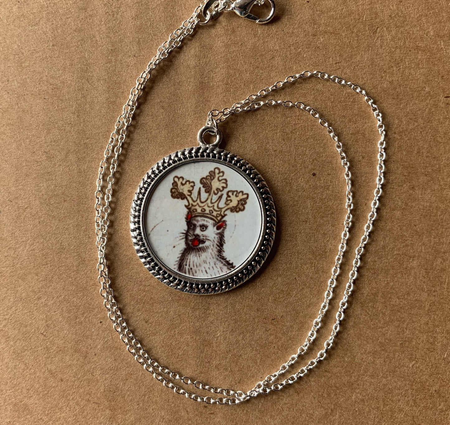 Medieval Cat Pendant