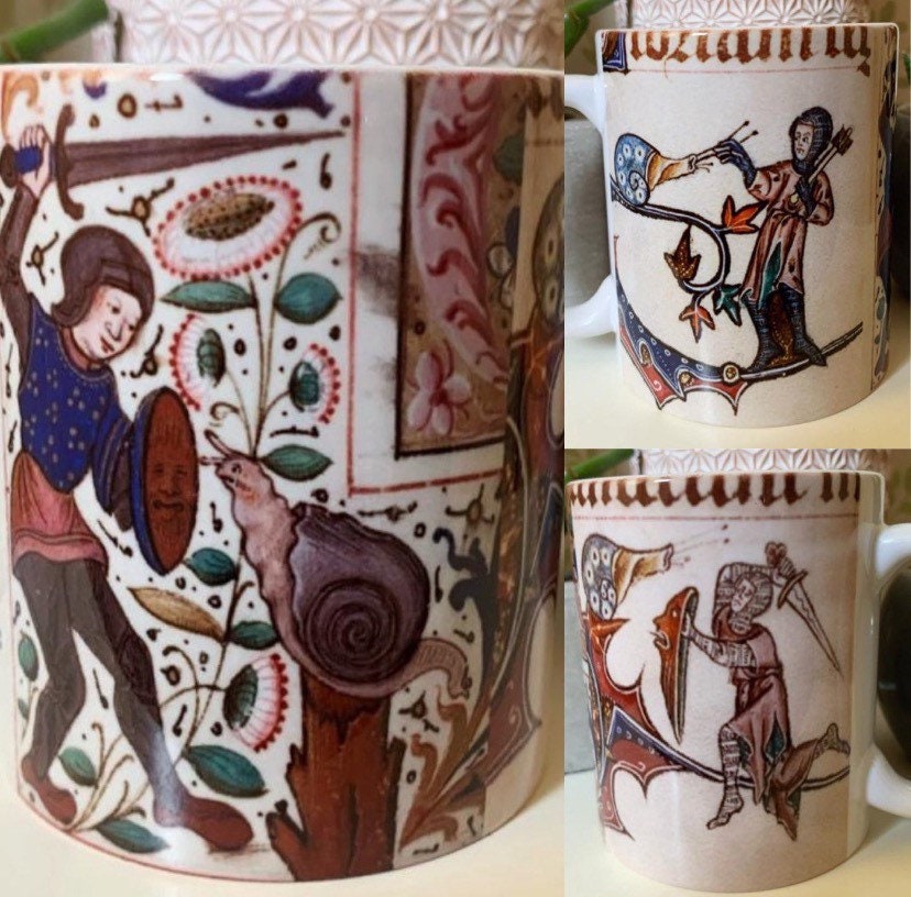 Medieval Knights vs Snails Mug