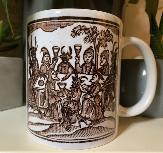 Witches Feasting with Devils mug