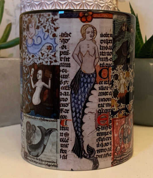 Mermaid collage Mug