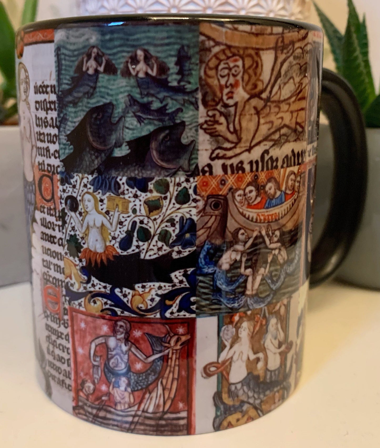Mermaid collage Mug