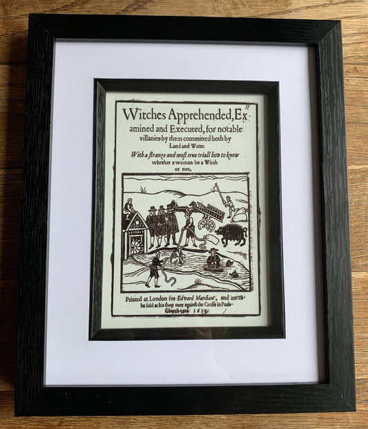Witches Apprehended Framed Print