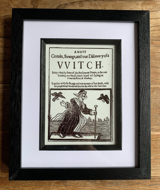 Discovery of a Witch Framed Print