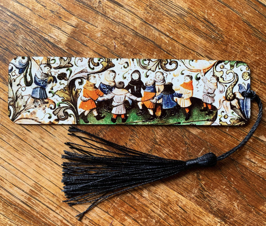 Medieval Ring Dance Bookmark (aluminium) - Choose from 3 sizes