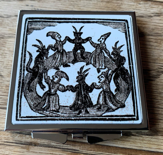 Dancing Witches Compact Mirror