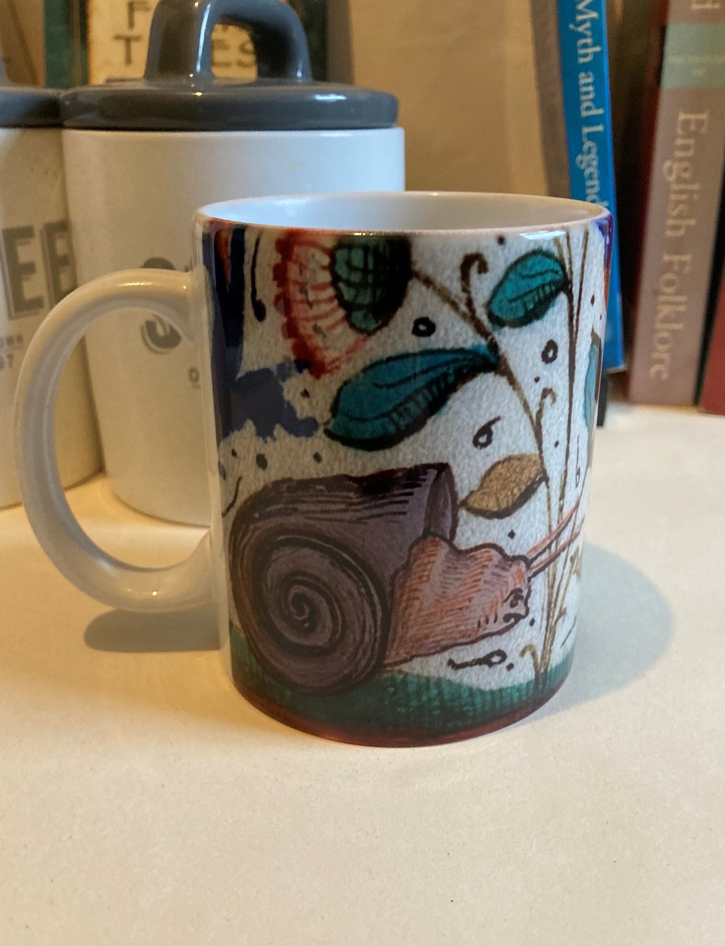 Medieval Snail and Toad Mug