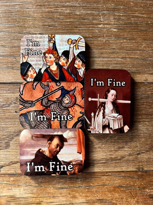 I’m Fine Fridge Magnets
