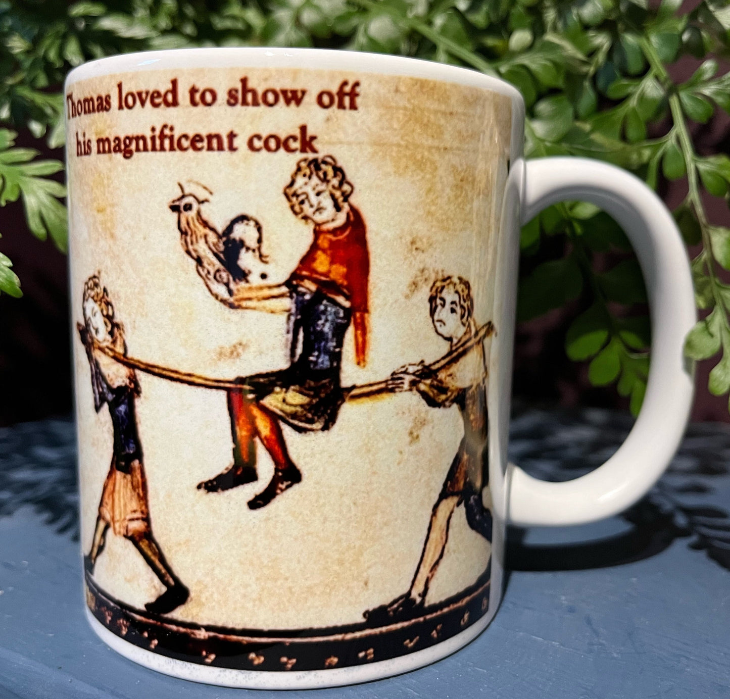 Magnificent Cock mug (name can be personalised)