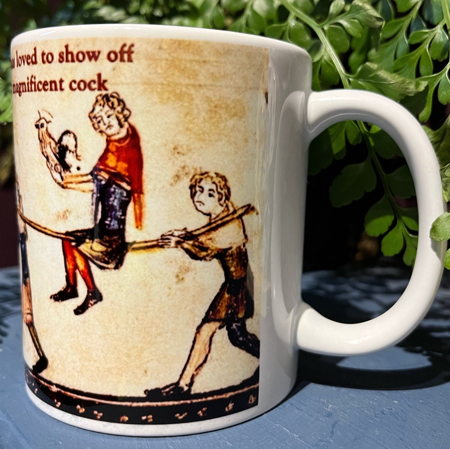 Magnificent Cock mug (name can be personalised)