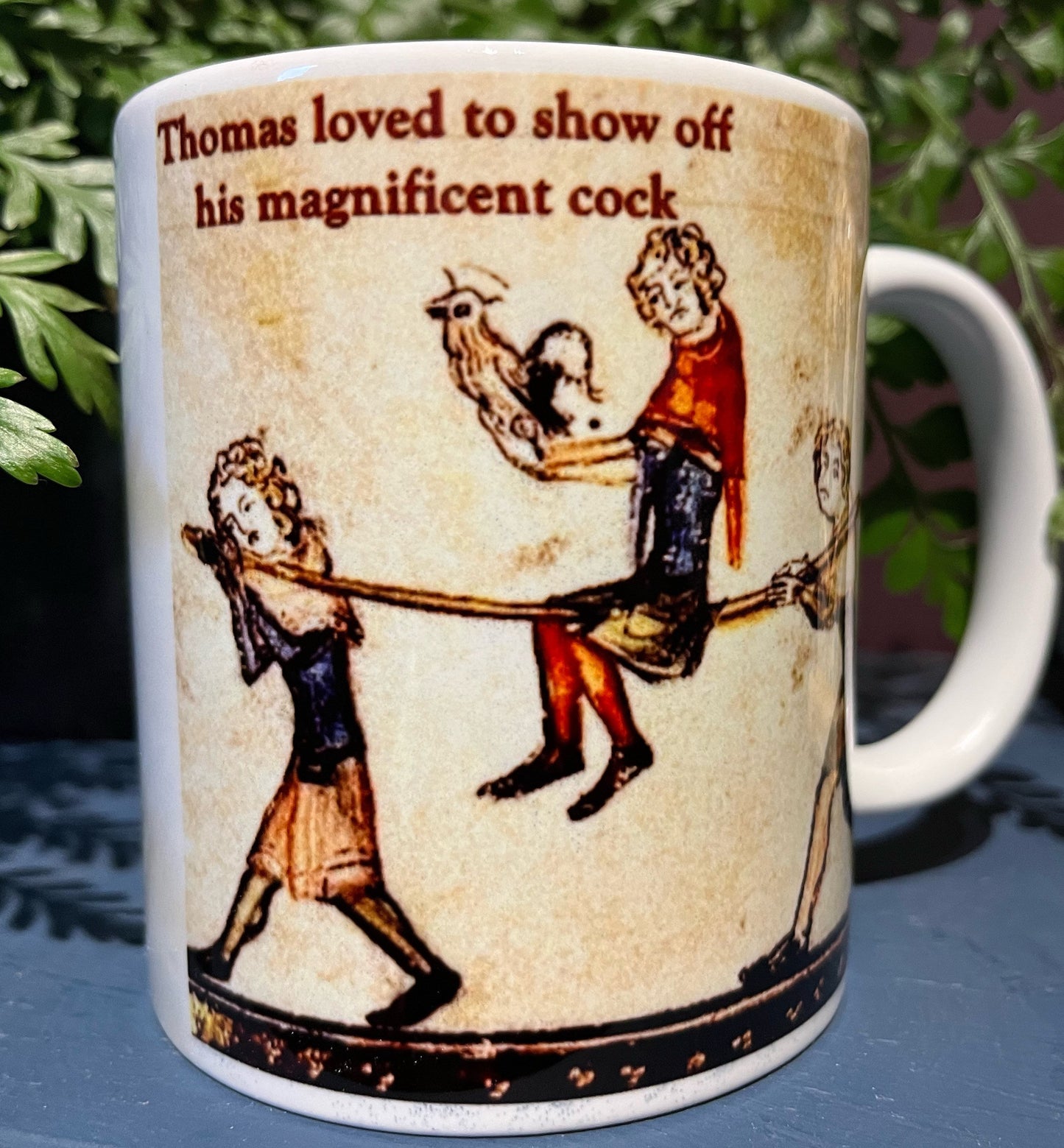 Magnificent Cock mug (name can be personalised)