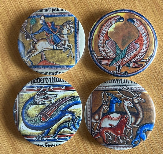 Aberdeen Bestiary Badge 32mm - choose from 4 designs