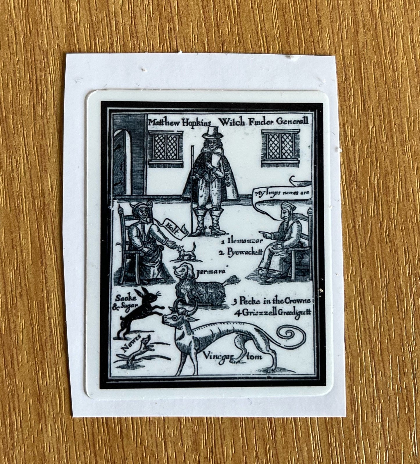 Witch Trial Stickers - choose from 4 designs