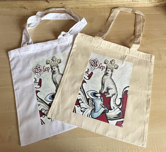 Blep Cat Tote Bag - cotton - choose colour