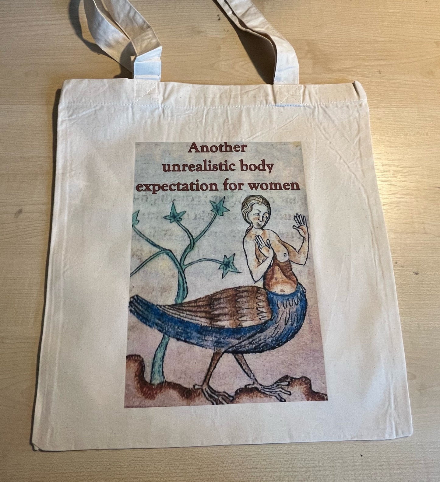 Body Expectations Tote Bag - cotton - choose colour