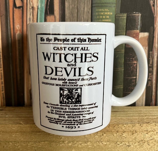 Cast out witches and devils mug