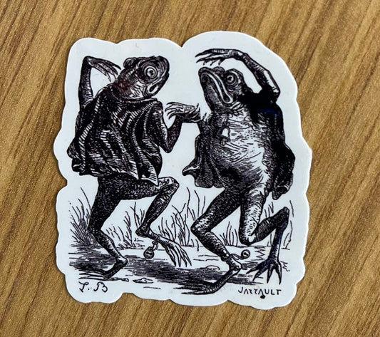 Dancing Toads Sticker