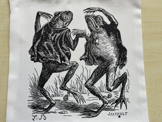 Dancing Toads Tote Bag -  cotton