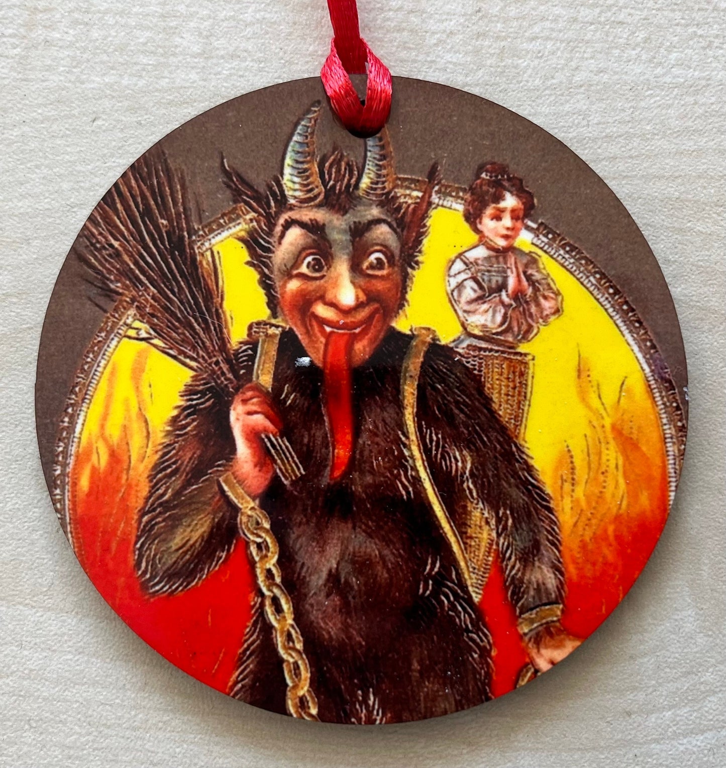 Krampus Tree Decorations (set 1) - Double sided