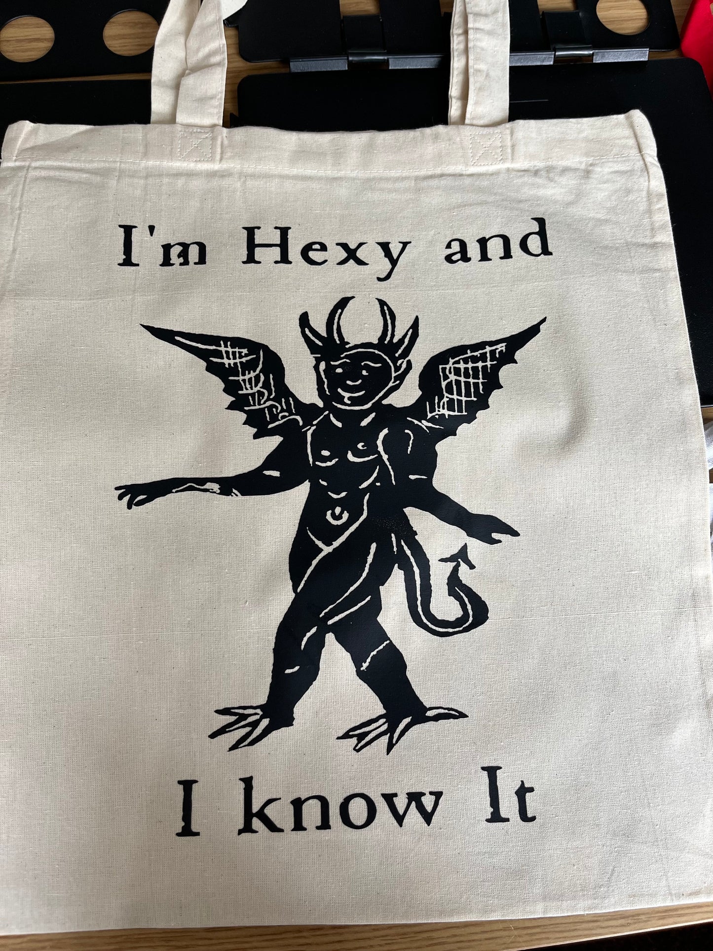 I’m Hexy and I Know it Tote Bag - cotton