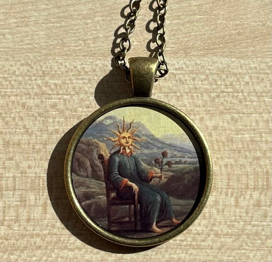 Sun Headed Man Pendant