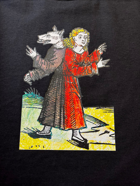 LADIES T- Shirt werewolf in colour
