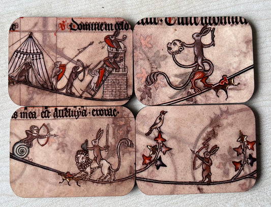 Battle Bunny Fridge Magnets