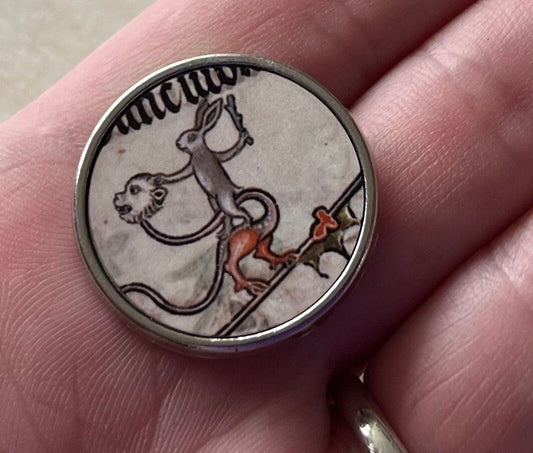 Battle Bunny Budget Lapel Pin