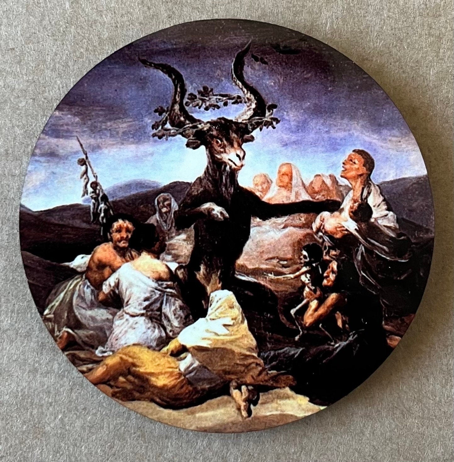 Famous Witch Paiting Fridge Magnets