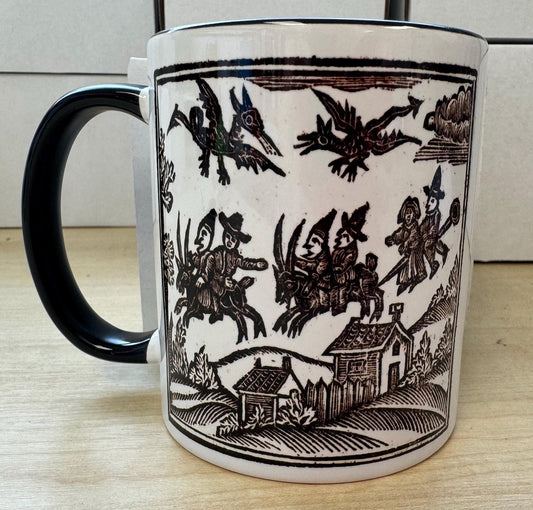 Witches Riding Goats mug