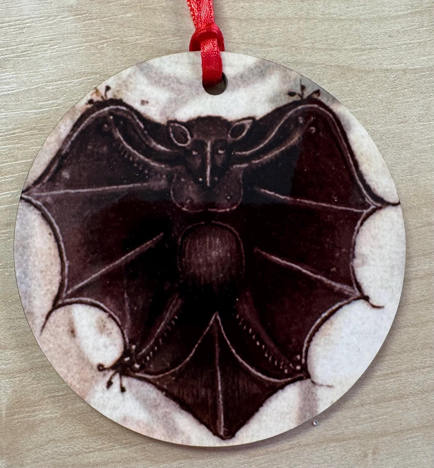 Medieval Bat Tree Decorations - Double sided