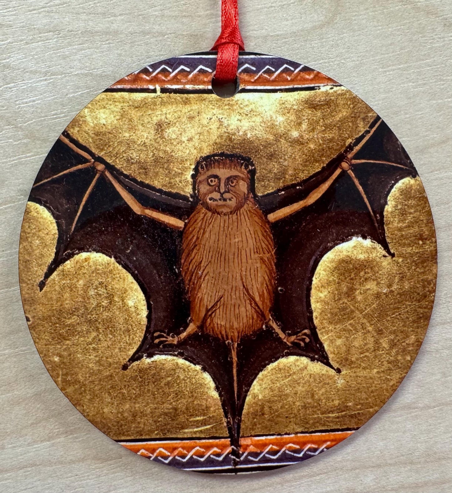 Medieval Bat Tree Decorations - Double sided