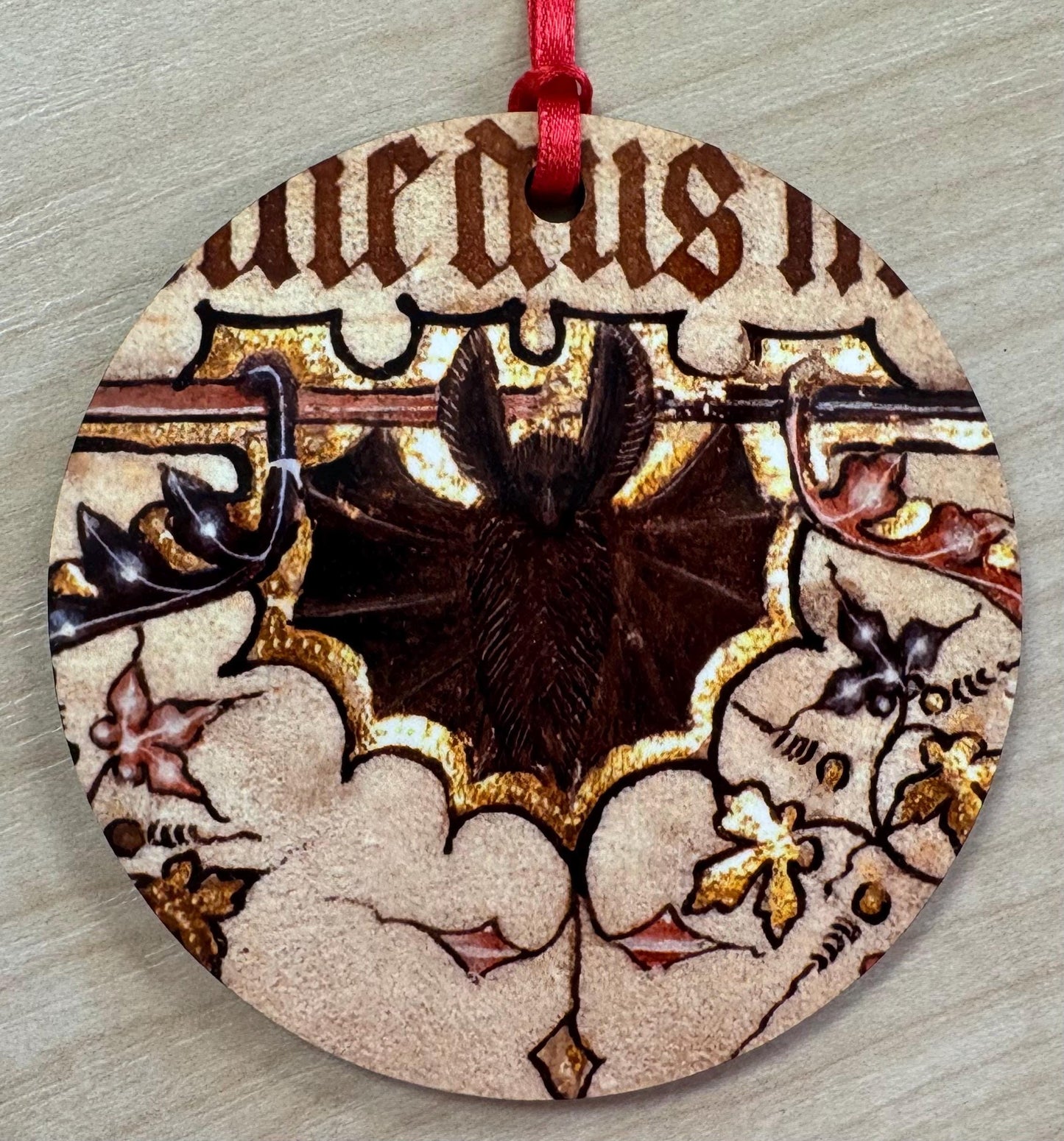 Medieval Bat Tree Decorations - Double sided